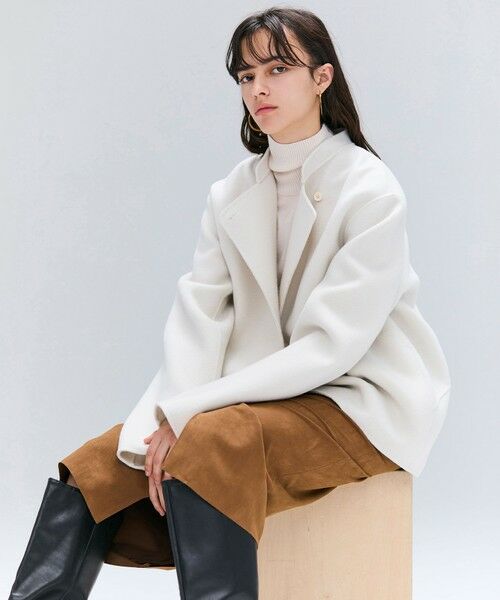 BEIGE, / ベイジ, ミニ・ひざ丈スカート | CISCO / フェイクスエードIラインスカート | 詳細7