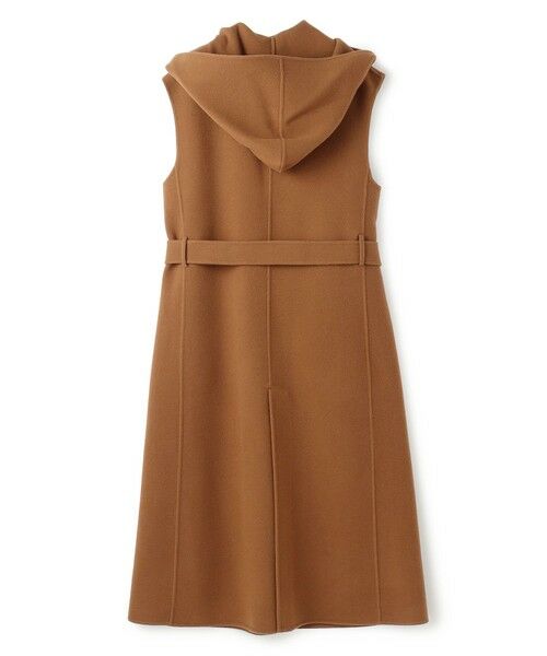 BEIGE, / ベイジ, ベスト | LEMOORE / ウールリバーフード付きロングジレ | 詳細10