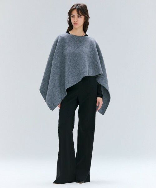 BEIGE, / ベイジ, マフラー・ショール・スヌード・ストール | CHICORA / プルオーバーウールニットケープ | 詳細10