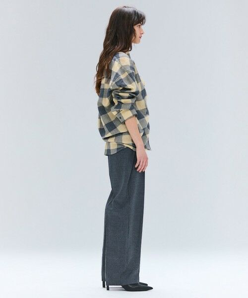 BEIGE, / ベイジ, シャツ・ブラウス | HOBBS / ウールチェックカシュクールブラウス | 詳細2