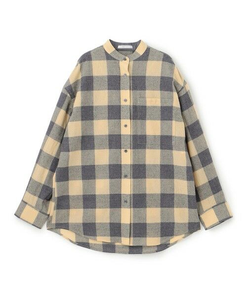 BEIGE, / ベイジ, シャツ・ブラウス | HOBBS / ウールチェックカシュクールブラウス | 詳細3