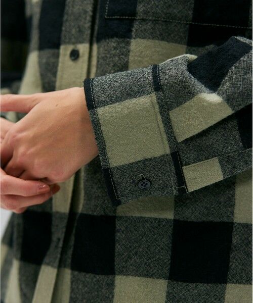 BEIGE, / ベイジ, シャツ・ブラウス | HOBBS / ウールチェックカシュクールブラウス | 詳細11