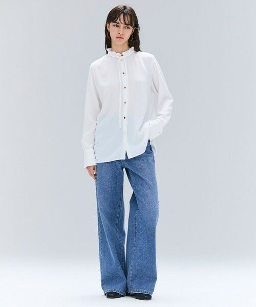 BEIGE, / ベイジ, シャツ・ブラウス | 【洗える】STOW / フリルタイブラウス | 詳細4