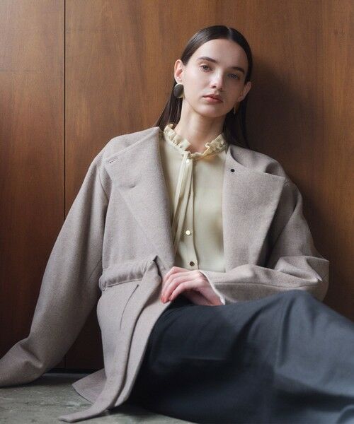 BEIGE, / ベイジ, シャツ・ブラウス | 【洗える】STOW / フリルタイブラウス | 詳細9