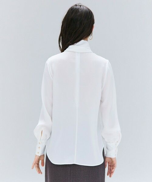 BEIGE, / ベイジ, シャツ・ブラウス | 【洗える】STOW / パフスリーブボウタイブラウス | 詳細2