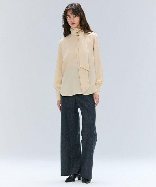 BEIGE, / ベイジ, シャツ・ブラウス | 【洗える】STOW / パフスリーブボウタイブラウス | 詳細6