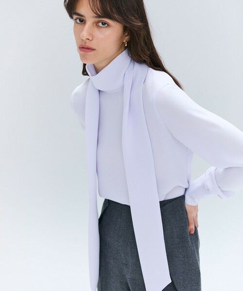 BEIGE, / ベイジ, シャツ・ブラウス | 【洗える】STOW / パフスリーブボウタイブラウス | 詳細9
