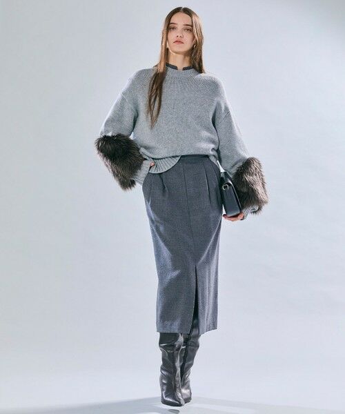 BEIGE, / ベイジ, シャツ・ブラウス | 【VERY NaVY12月号掲載】TERNES / ビックポケットプルオーバーウールブラウス | 詳細10