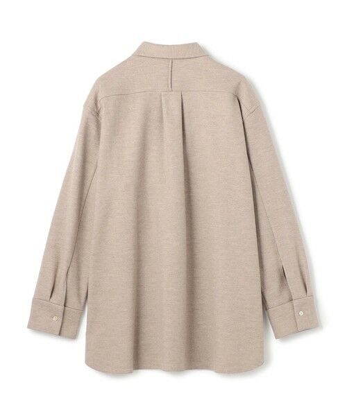 BEIGE, / ベイジ, シャツ・ブラウス | MONTAIGNE / ウールオーバーサイズシャツ | 詳細5