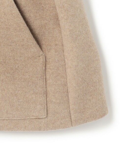 BEIGE, / ベイジ, その他アウター | LABBOCK / ウール混2WAYショートコート | 詳細10