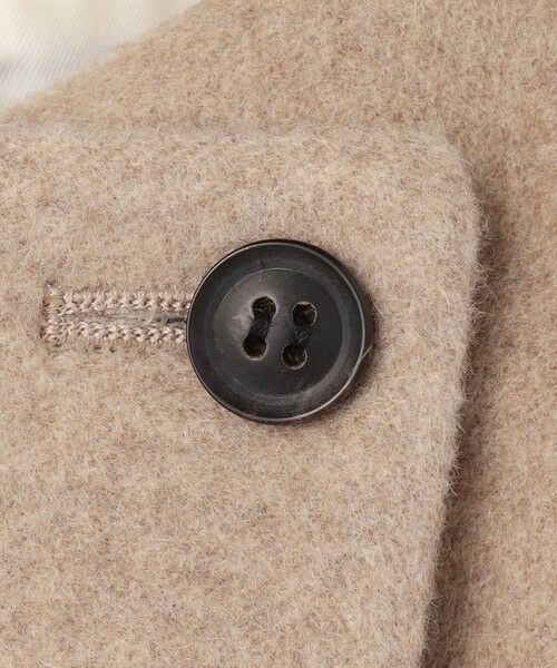 BEIGE, / ベイジ, その他アウター | LABBOCK / ウール混2WAYショートコート | 詳細12