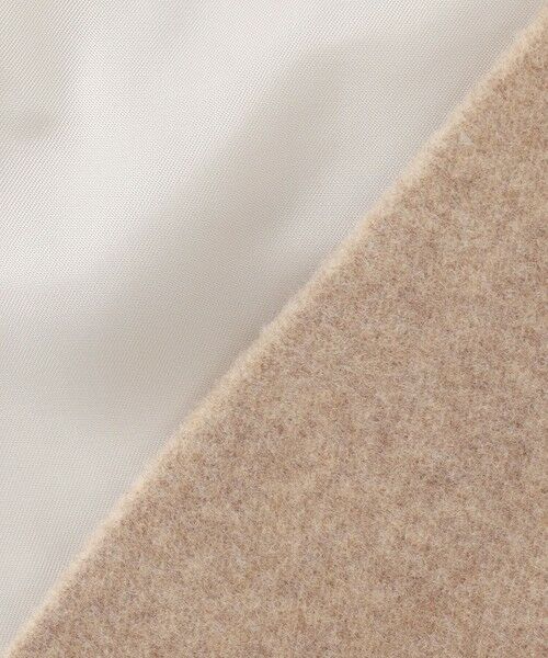 BEIGE, / ベイジ, その他アウター | LABBOCK / ウール混2WAYショートコート | 詳細13