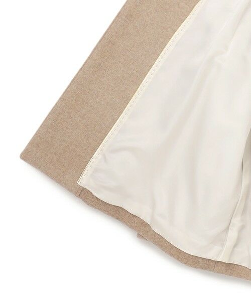 BEIGE, / ベイジ, その他アウター | LABBOCK / ウール混2WAYショートコート | 詳細14