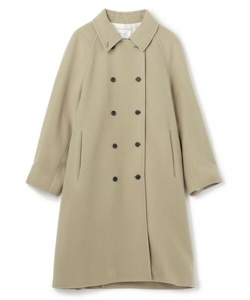 BEIGE, / ベイジ, ステンカラーコート | 【VERY NaVY12月号掲載】LABBOCK / ウール混ラグランステンカラーコート | 詳細16