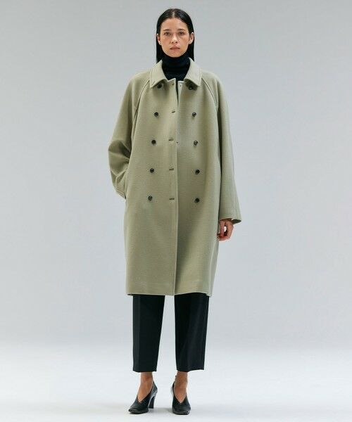 BEIGE, / ベイジ, ステンカラーコート | 【VERY NaVY12月号掲載】LABBOCK / ウール混ラグランステンカラーコート | 詳細16