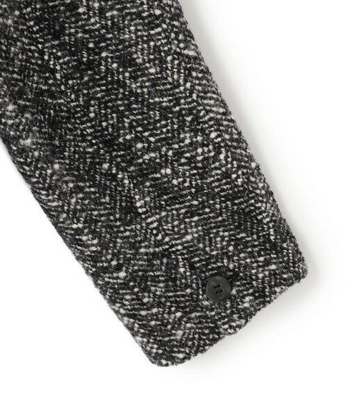 BEIGE, / ベイジ, ステンカラーコート | ROBY / フェイクレザーツイードコート | 詳細10