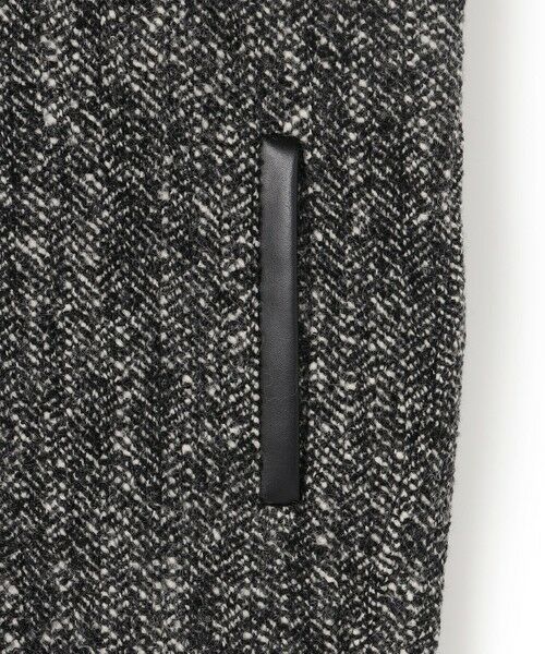 BEIGE, / ベイジ, ステンカラーコート | ROBY / フェイクレザーツイードコート | 詳細11