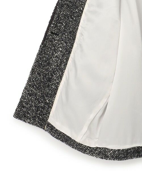 BEIGE, / ベイジ, ステンカラーコート | ROBY / フェイクレザーツイードコート | 詳細15