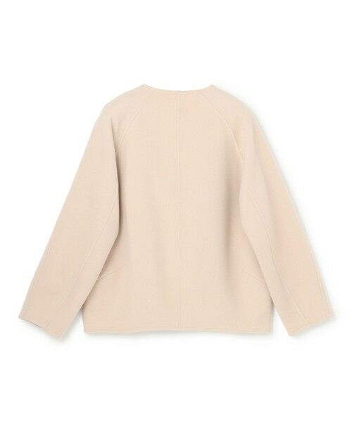 BEIGE, / ベイジ, ノーカラージャケット | 【WEB限定】PAYSON / ウールリバーノーカラーショートコート | 詳細4