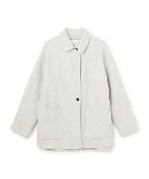 BEIGE, / ベイジ, ステンカラーコート | 【WEB限定】PAYSON / ウールリバーオーバーサイズステンカラーコート | 詳細5