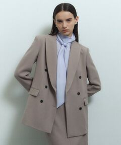 BEIGE, / ベイジ, テーラードジャケット | 【VERY NaVY12月号掲載】BUNNELL / ウールダブルブレストジャケット