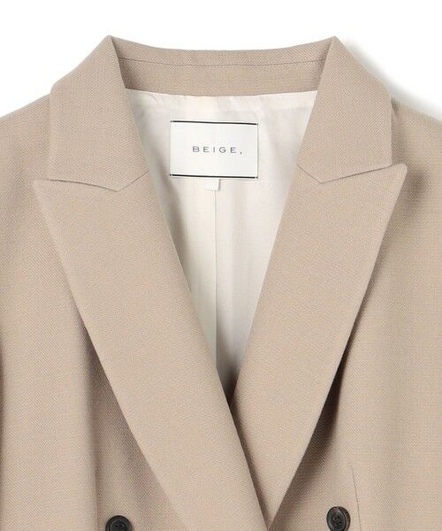 BEIGE, / ベイジ, テーラードジャケット | 【VERY NaVY12月号掲載】BUNNELL / ウールダブルブレストジャケット | 詳細6