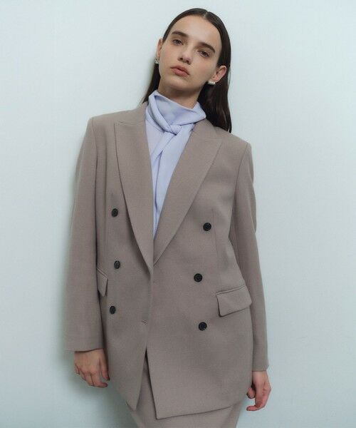 BEIGE, / ベイジ, テーラードジャケット | 【VERY NaVY12月号掲載】BUNNELL / ウールダブルブレストジャケット | 詳細1