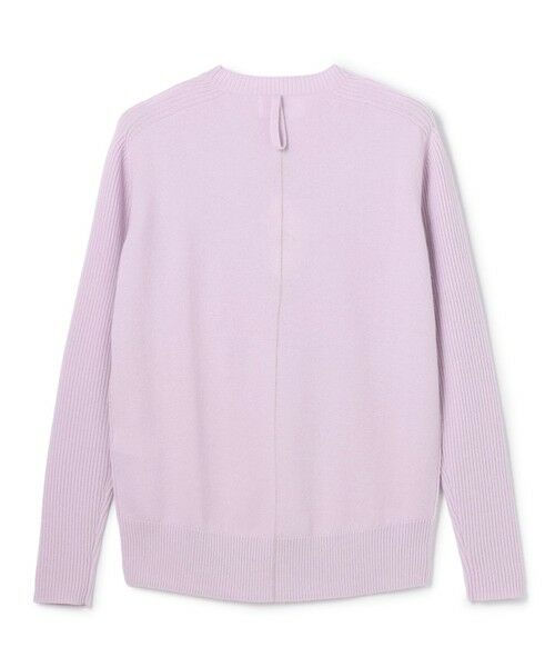 BEIGE, / ベイジ, ニット・セーター | 【洗える】POMPE / ウールカシミヤ配色ラインクルーネックニット | 詳細24
