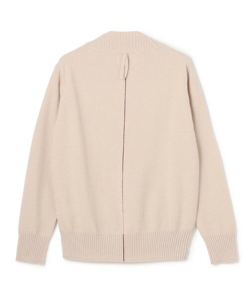 BEIGE, / ベイジ, ニット・セーター | 【洗える】POMPE / ウールカシミヤ配色ラインVネックニット | 詳細4