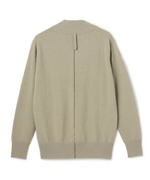 BEIGE, / ベイジ, ニット・セーター | 【洗える】POMPE / ウールカシミヤ配色ラインVネックニット | 詳細9