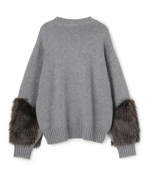 BEIGE, / ベイジ, ニット・セーター | 【洗える】CHESTER / フェイクファーVネックカーディガン | 詳細12