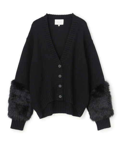 BEIGE, / ベイジ, ニット・セーター | 【洗える】CHESTER / フェイクファーVネックカーディガン | 詳細16