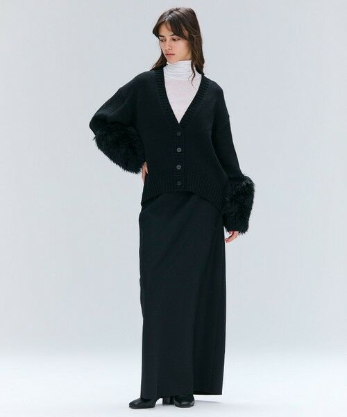 BEIGE, / ベイジ, ニット・セーター | 【洗える】CHESTER / フェイクファーVネックカーディガン | 詳細14