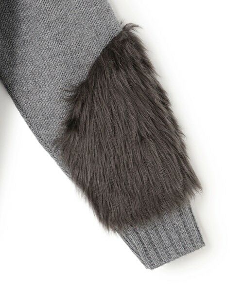 BEIGE, / ベイジ, ニット・セーター | 【洗える・VERY NaVY12月号掲載】CHESTER / フェイクファークルーネックニット | 詳細10