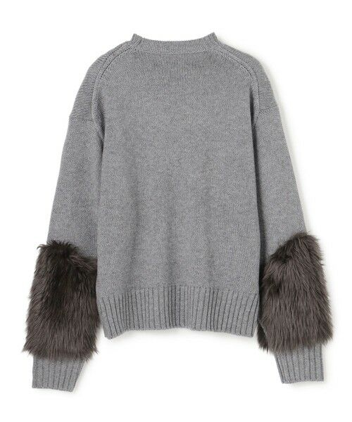 BEIGE, / ベイジ, ニット・セーター | 【洗える・VERY NaVY12月号掲載】CHESTER / フェイクファークルーネックニット | 詳細12