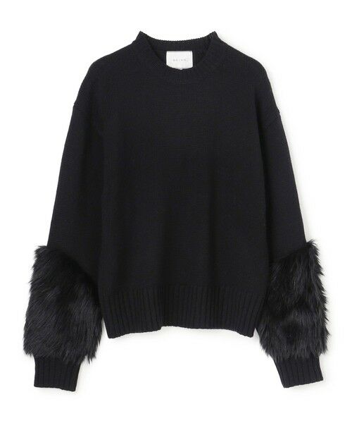 BEIGE, / ベイジ, ニット・セーター | 【洗える・VERY NaVY12月号掲載】CHESTER / フェイクファークルーネックニット | 詳細16