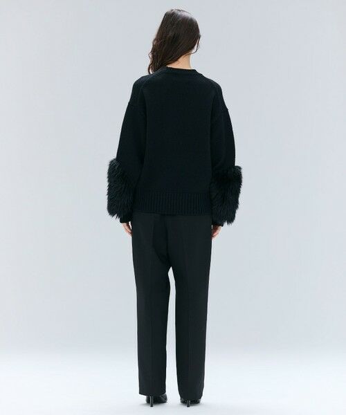 BEIGE, / ベイジ, ニット・セーター | 【洗える・VERY NaVY12月号掲載】CHESTER / フェイクファークルーネックニット | 詳細15