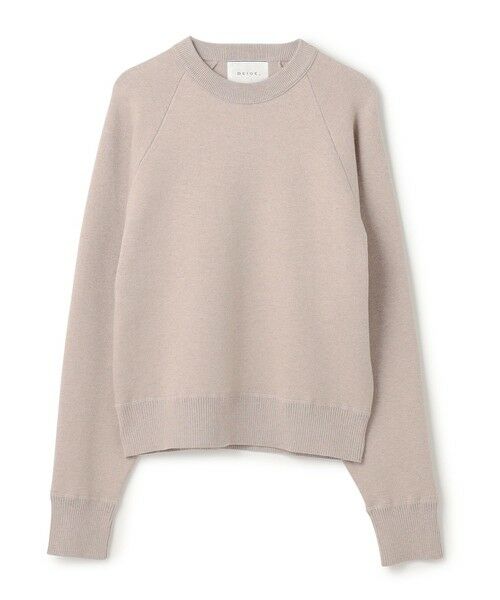BEIGE, / ベイジ, ニット・セーター | 【洗える】TAFT / コットンカシミヤスウェットニットトップス | 詳細9