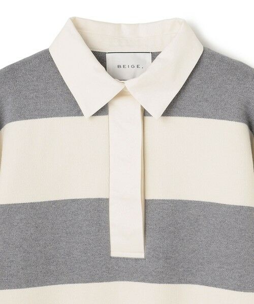 BEIGE, / ベイジ, ニット・セーター | 【洗える】TAFT / コットンカシミヤラガーニット | 詳細5