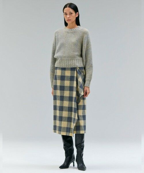 BEIGE, / ベイジ, ニット・セーター | MARANA / モヘア混ミックスドルマンニット | 詳細1