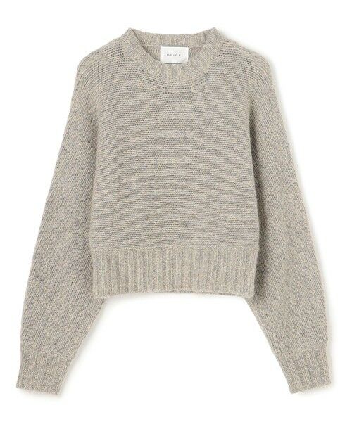BEIGE, / ベイジ, ニット・セーター | MARANA / モヘア混ミックスドルマンニット | 詳細3