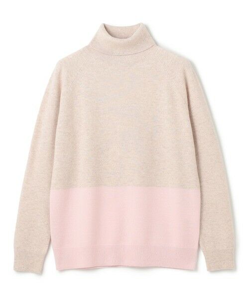 BEIGE, / ベイジ, ニット・セーター | 【WEB限定・洗える】DEMING / バイカラーウールタートルネックニット | 詳細6