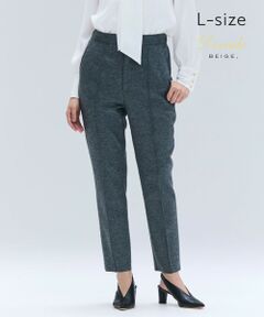 BEIGE, / ベイジ, その他パンツ | 【Lsize・セットアップ対応】CORBY / ウールピンタックバックサイドゴムパンツ