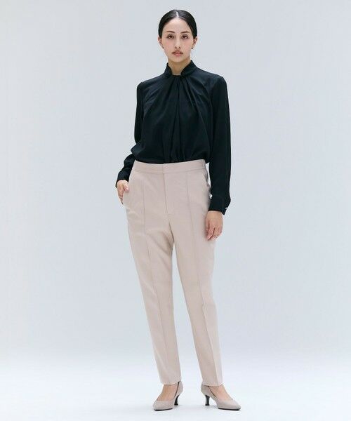 BEIGE, / ベイジ, その他パンツ | 【Lsize・セットアップ対応】CORBY / ウールピンタックバックサイドゴムパンツ | 詳細1