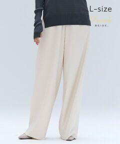 BEIGE, / ベイジ, その他パンツ | 【Lsize・セットアップ対応】CORBY / ウールイージーワイドパンツ