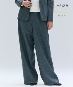 BEIGE, / ベイジ, その他パンツ | 【Lsize・セットアップ対応】CORBY / ウールイージーワイドパンツ