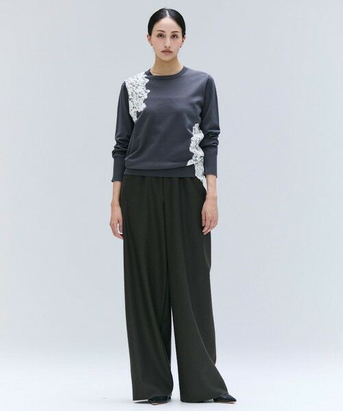 BEIGE, / ベイジ, その他パンツ | 【Lsize・セットアップ対応】CORBY / ウールイージーワイドパンツ | 詳細8