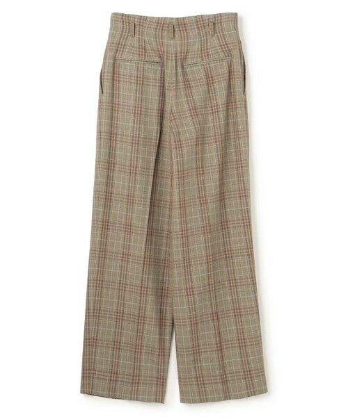 BEIGE, / ベイジ, その他パンツ | SELMA / チェックウールハイウエストタックパンツ | 詳細6