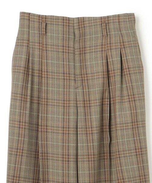 BEIGE, / ベイジ, その他パンツ | SELMA / チェックウールハイウエストタックパンツ | 詳細7