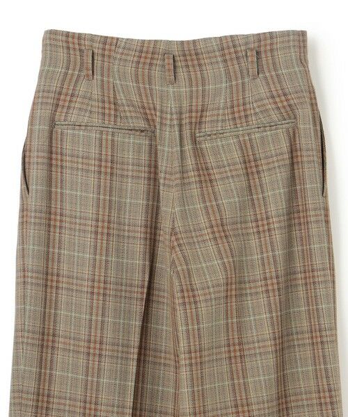 BEIGE, / ベイジ, その他パンツ | SELMA / チェックウールハイウエストタックパンツ | 詳細8